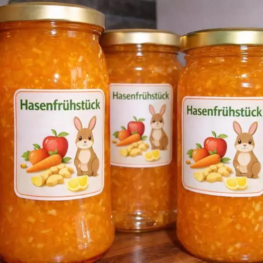 Karotten-Apfel-Ingwer-Marmelade: Ein fruchtig-frischer Brotaufstrich
