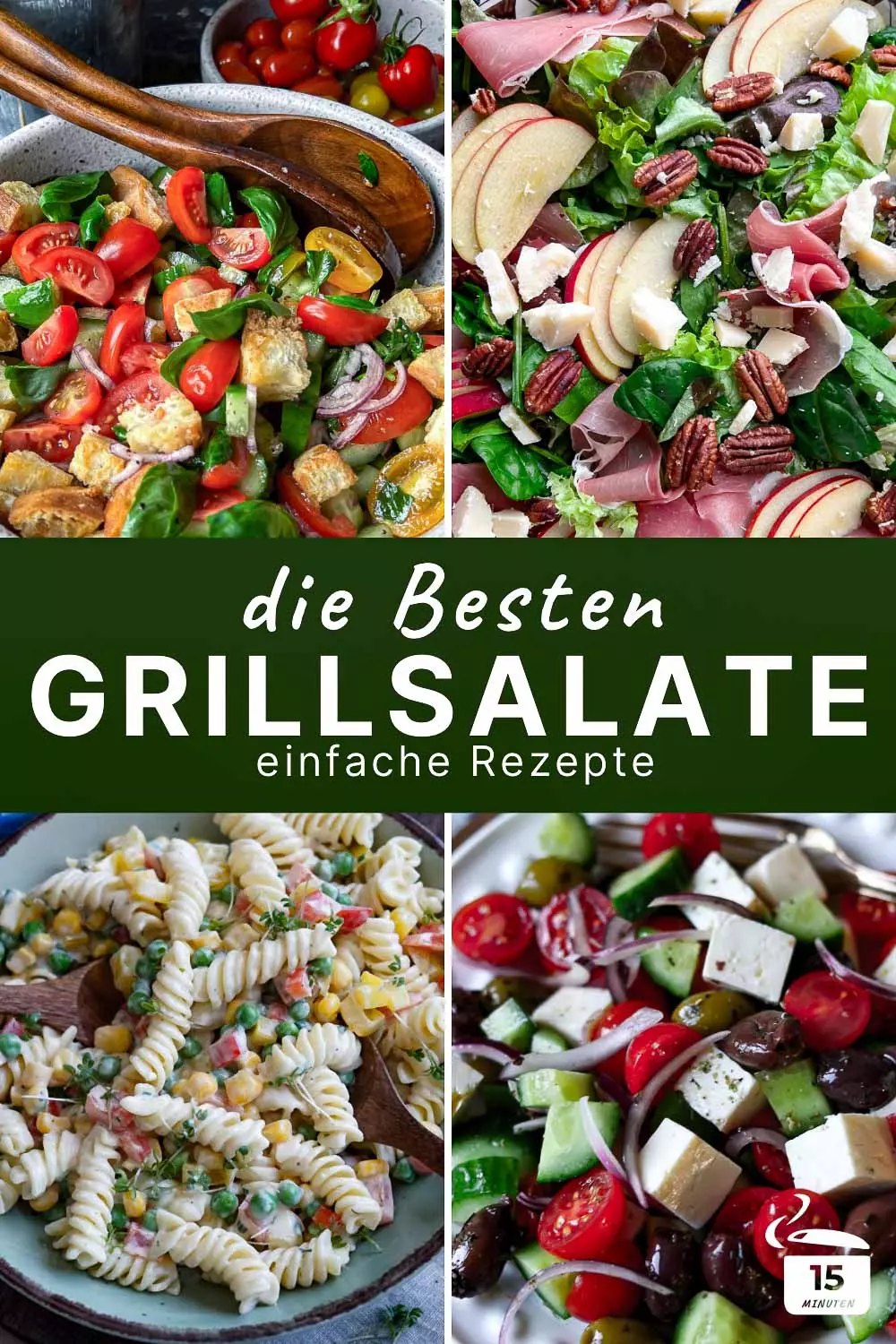 Eine vielfältige Auswahl an Salaten zum Grillen: Einfach, schnell und köstlich