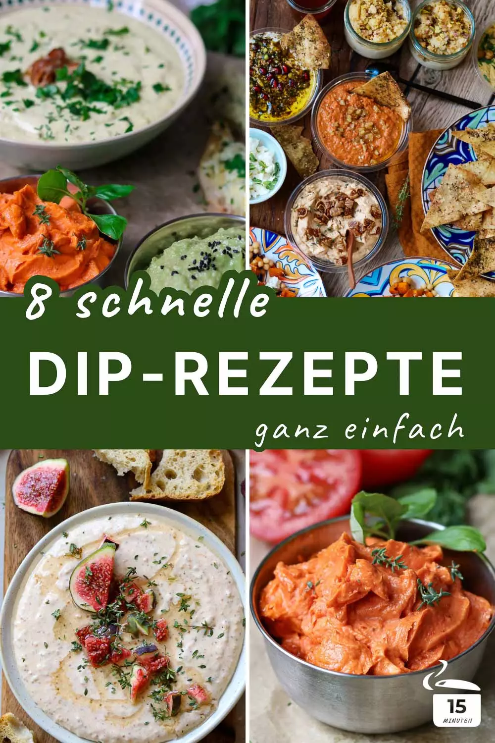 Bereite die besten Dips für deine Gäste vor