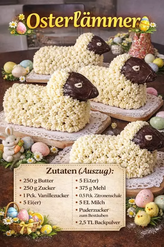 Traditionelle Osterlämmer: Ein einfaches und köstliches Rezept