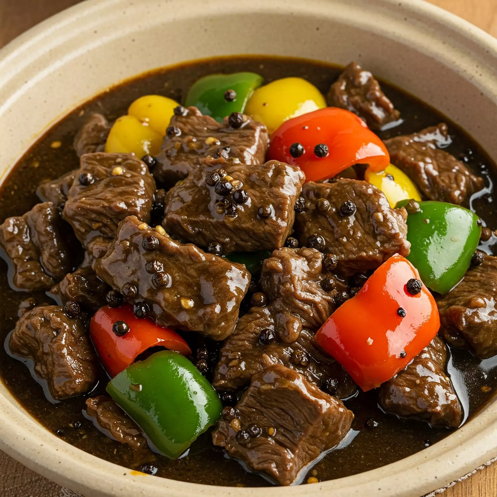 Indonesisches Rindfleisch in pikanter Pfeffersauce: Ein kulinarisches Erlebnis