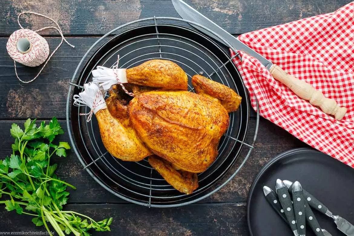 Zartes Brathähnchen mit knuspriger Kruste: Ein Festmahl für jeden Tag