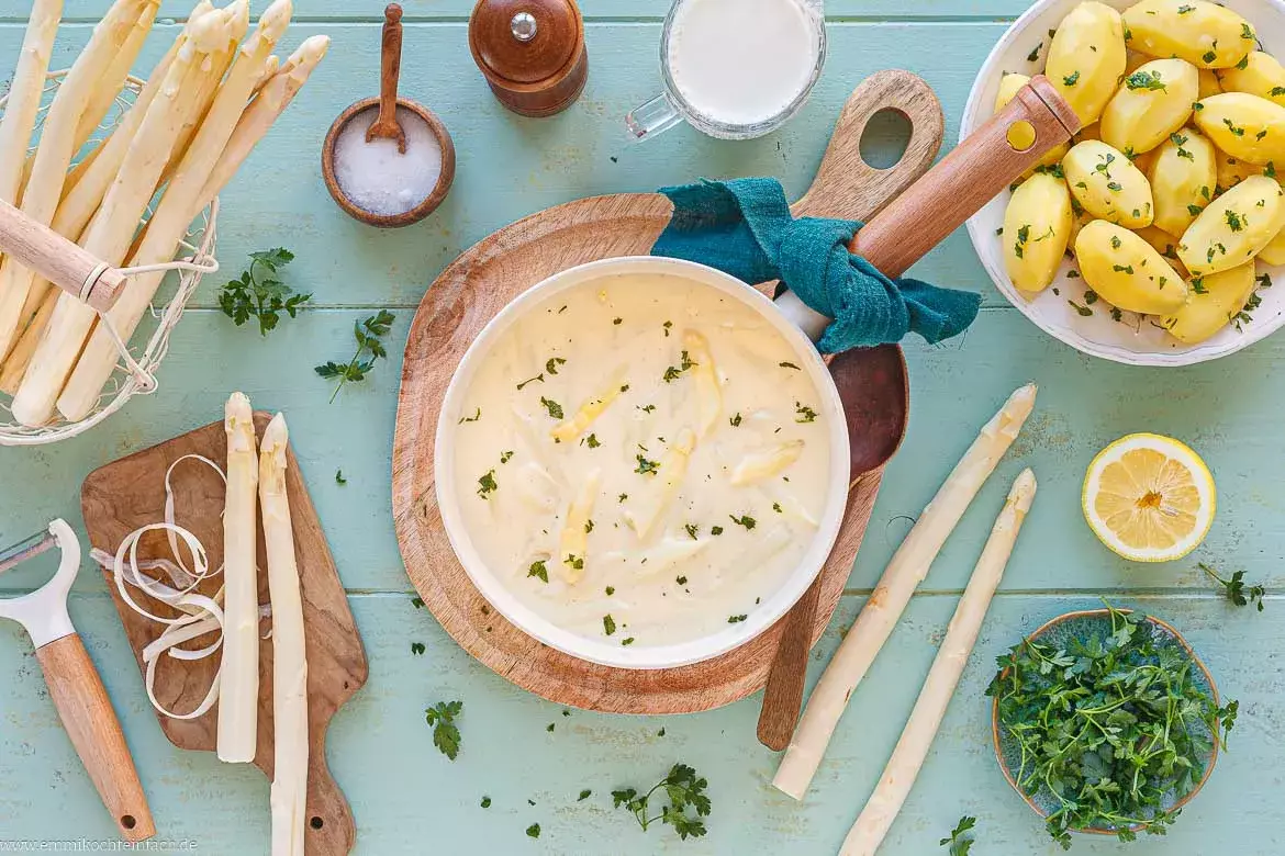 Cremiges Spargelragout: Eine schnelle und köstliche Frühlingsspeise