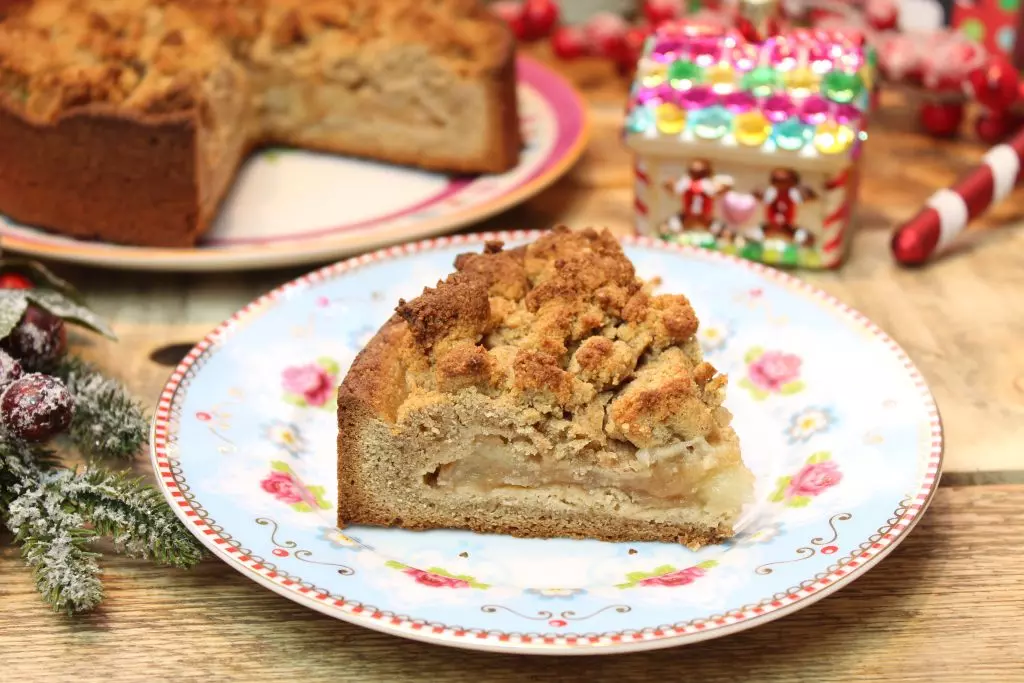 Zuckerfreier Spekulatius-Apfel-Streuselkuchen: Ein Festlicher Genuss