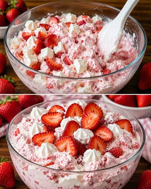Erdbeer-Joghurt-Wolke: Ein leichtes und schnelles Dessert