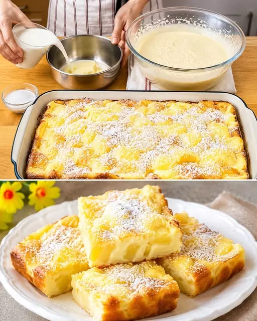 Köstlicher Apfel-Puddingkuchen – Ein einfaches Rezept