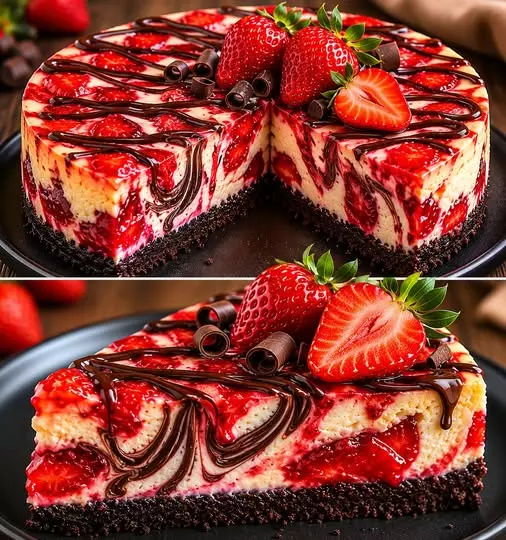 Erdbeer-Frischkase-Torte ohne Backen: Ein schnelles Dessertvergnügen