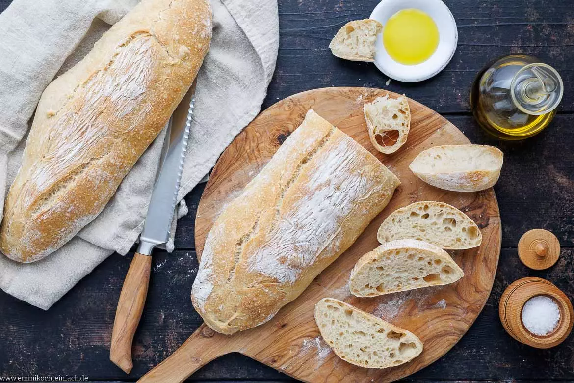 Italienisches Ciabatta einfach selbst backen