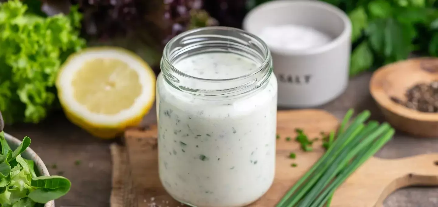 Cremiges Joghurt-Dressing: Schnell zubereitet und vielseitig einsetzbar