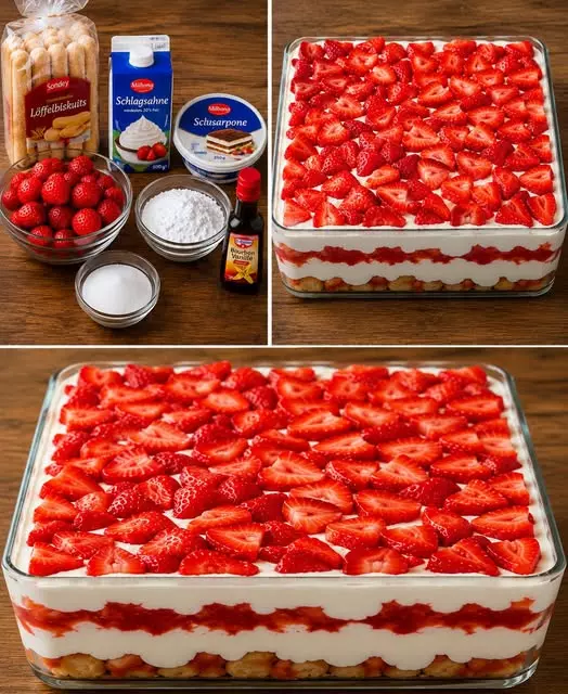 Erdbeer-Mascarpone-Traum in Blitzgeschwindigkeit