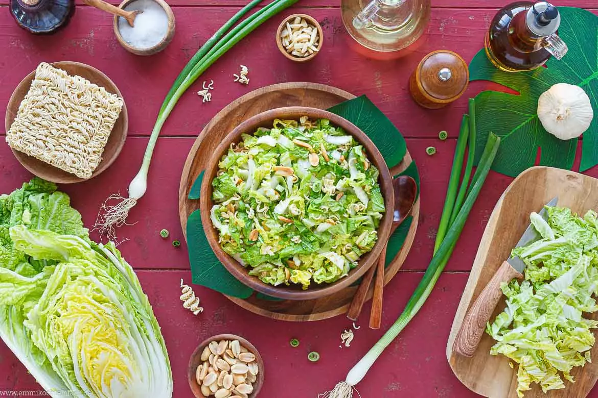 Knackiger Yum-Yum-Salat: Eine einfache und schnelle Beilage