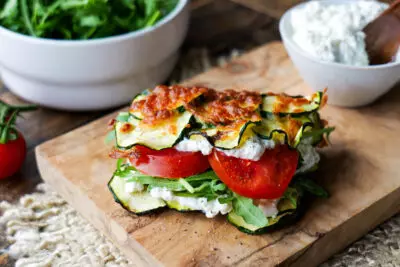 Leichter Zucchini-Käse-Wrap aus der Heißluftfritteuse – Schnell & Köstlich