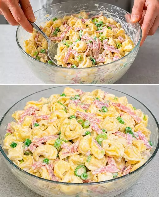 Cremiger Tortellini Salat in 7 Minuten: Ein schnelles und köstliches Rezept