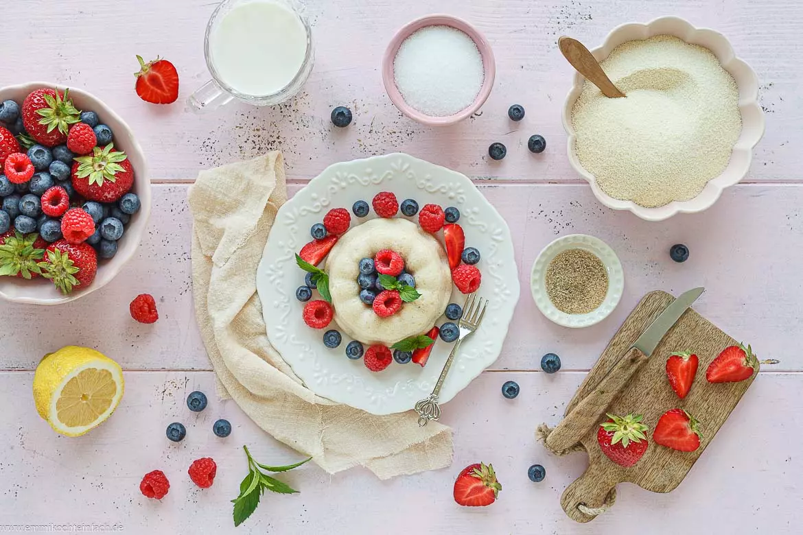 Grießpudding nach Großmutters Art: Ein schnelles und cremiges Dessert