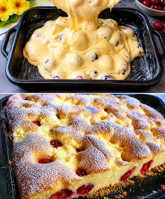 Blitzschneller Quark-Kirschkuchen: Ein Genuss in wenigen Minuten