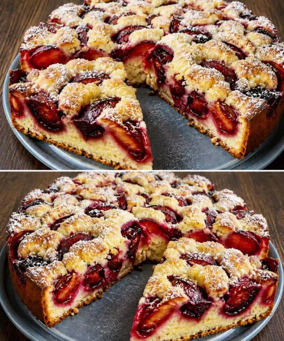 Blitzschneller Pflaumenkuchen in nur 5 Minuten