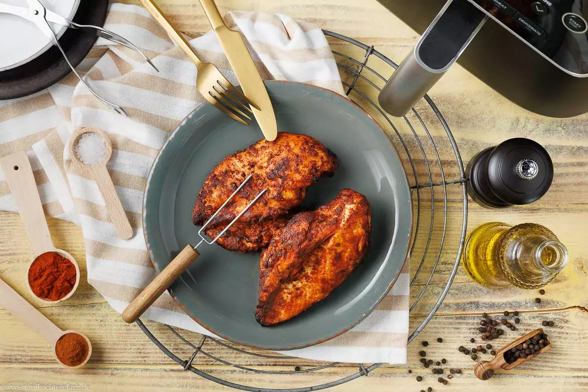 Saftige Hähnchenbrust aus dem Airfryer: Schnell, lecker und unkompliziert zubereitet
