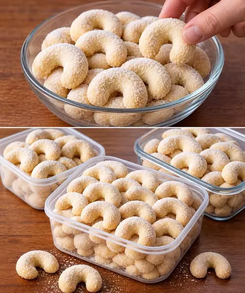Puddingkipferl in 15 Minuten: Ein Rezept, das auf der Zunge zergeht