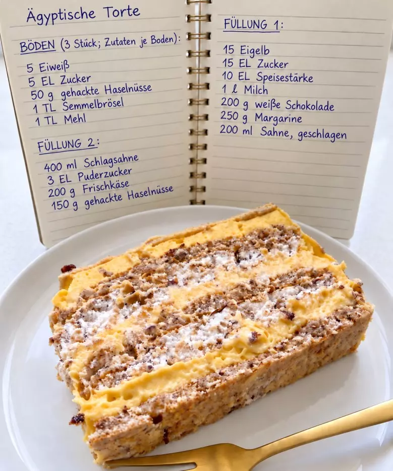 Das Geheimnis der unwiderstehlichen ägyptischen Nusssahnetorte
