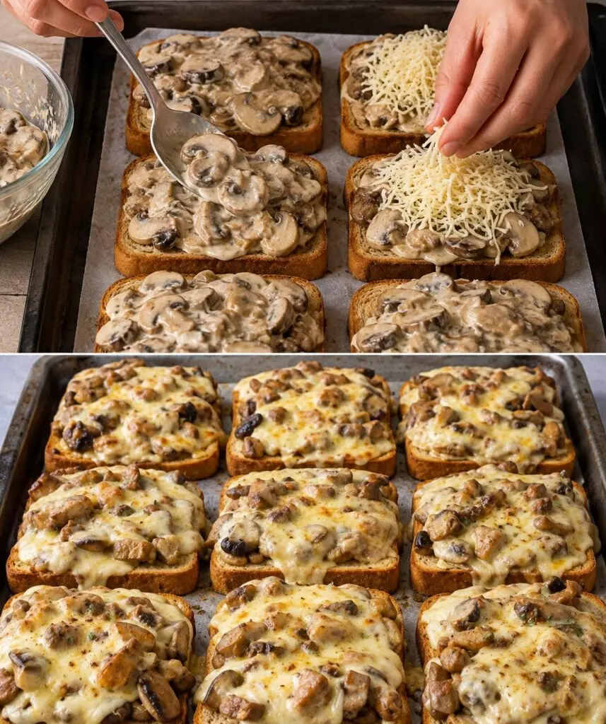 Schneller Jägertoast: Ein herzhaftes Käse-Pilz-Erlebnis