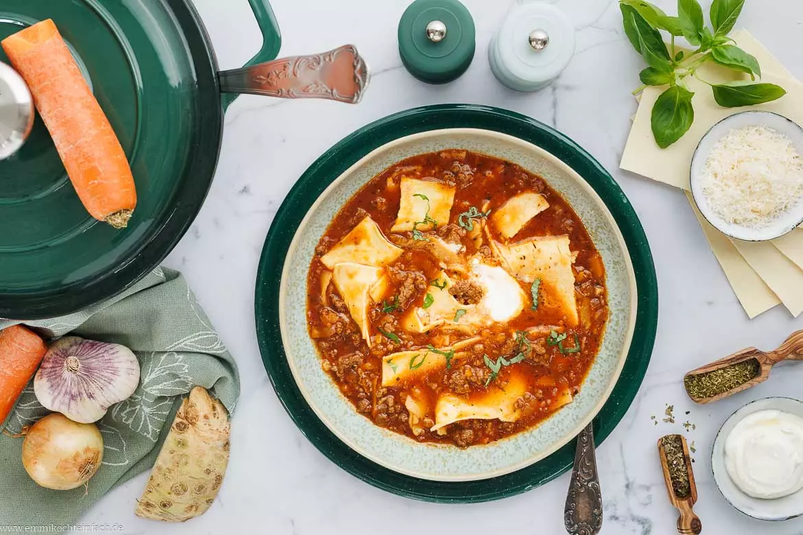 Herzhafte One-Pot-Lasagnesuppe: Eine kulinarische Entdeckung