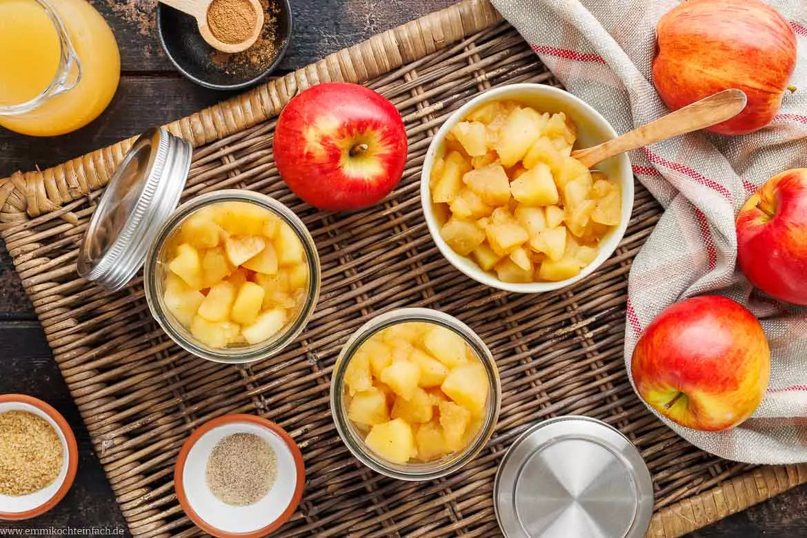 Hausgemachtes Apfelkompott: Ein einfaches und köstliches Rezept