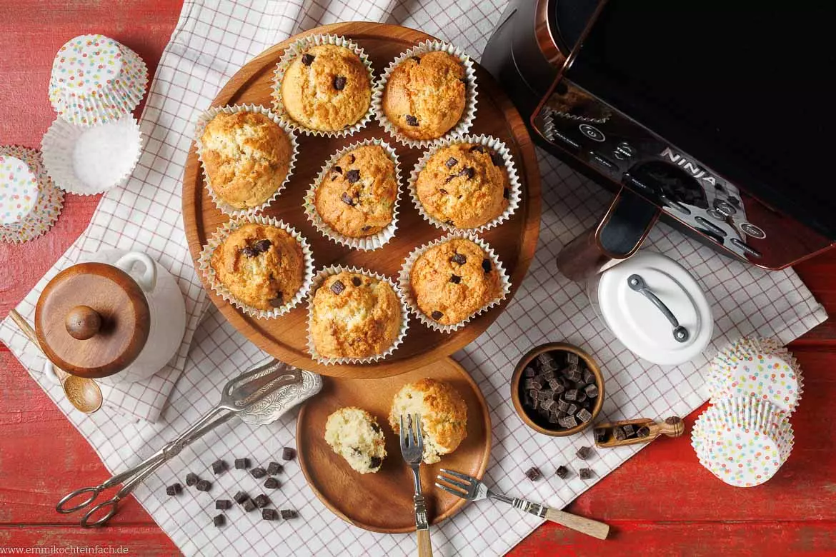 Schnelle Airfryer-Muffins: Ein vielseitiges Grundrezept für jeden Anlass